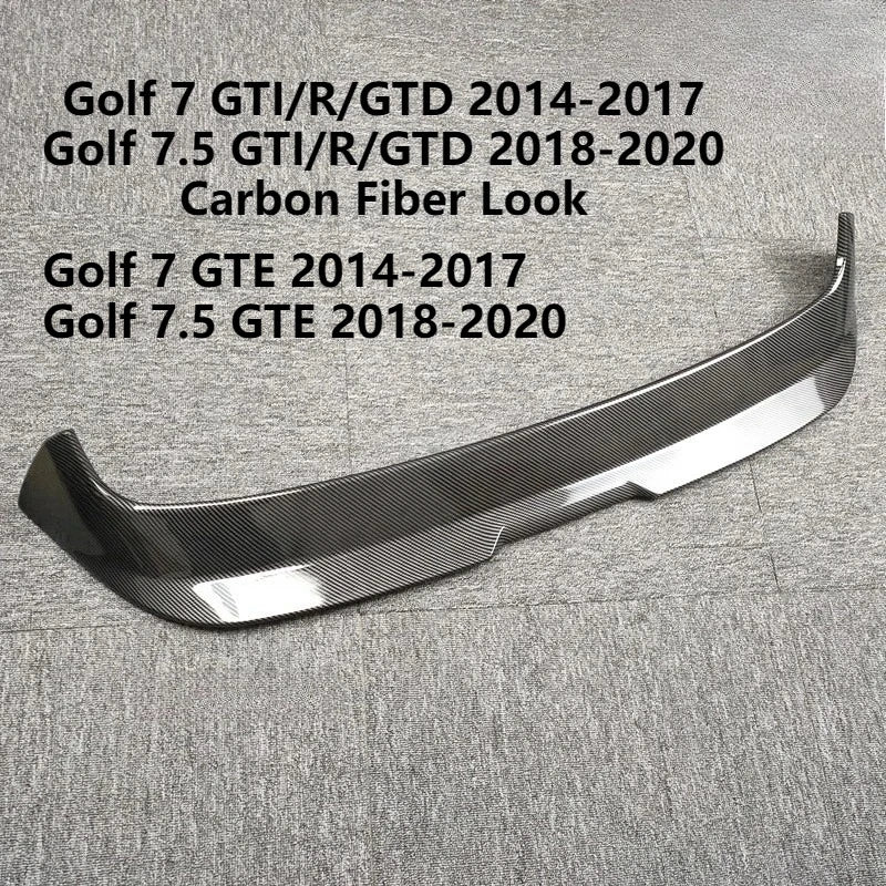 Spoiler arrière sport VW Golf 7 / 7.5 (2014–2020) – Aileron de toit style R / GTI / GTD / GTE / R-Line