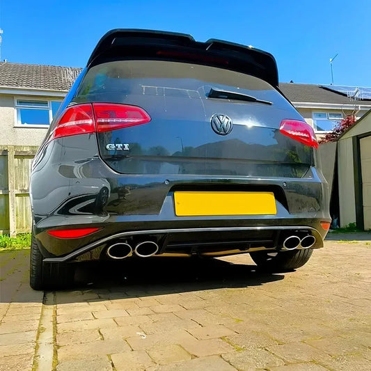 Diffuseur Arrière Pare-Chocs + Splitter – VW Golf 7 GTI / GTD / GTE / TSI / TDI / R-Line (2012–2017)
