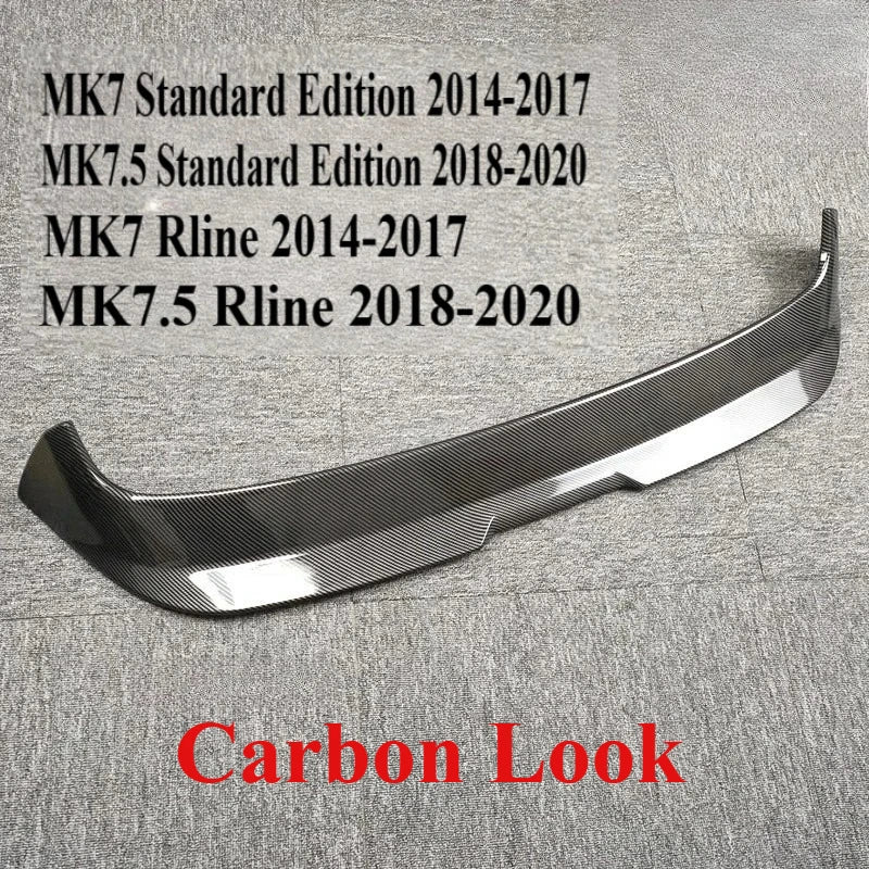 Spoiler arrière sport VW Golf 7 / 7.5 (2014–2020) – Aileron de toit style R / GTI / GTD / GTE / R-Line