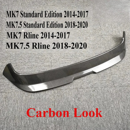 Spoiler arrière sport VW Golf 7 / 7.5 (2014–2020) – Aileron de toit style R / GTI / GTD / GTE / R-Line