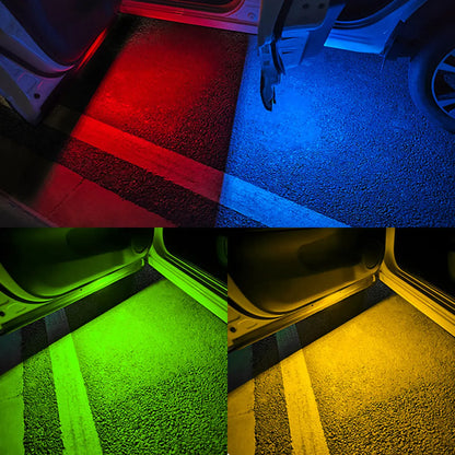 Projecteurs LED RGB Sans Fil pour Portière de Voiture