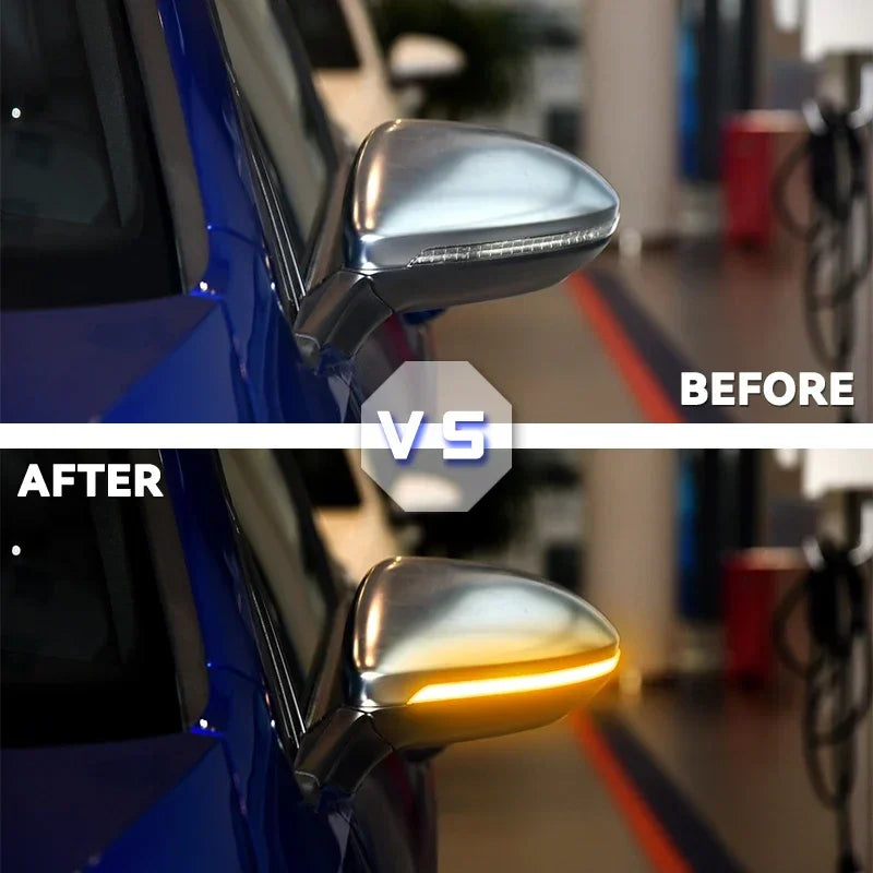 Clignotants Rétroviseur LED Dynamique pour VW Golf 7.5 GTI / R / GTD (2 Pièces)