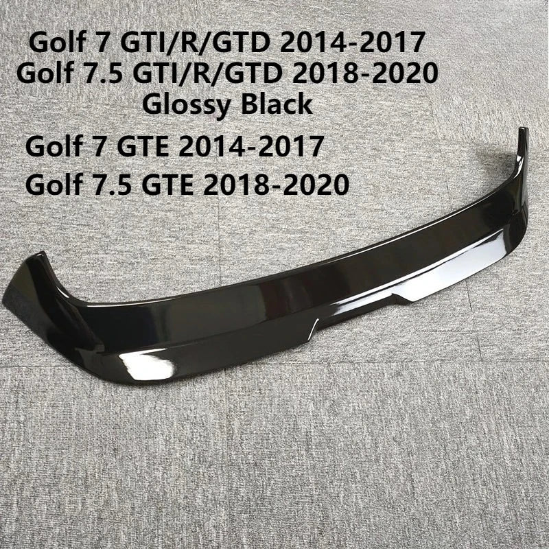 Spoiler arrière sport VW Golf 7 / 7.5 (2014–2020) – Aileron de toit style R / GTI / GTD / GTE / R-Line