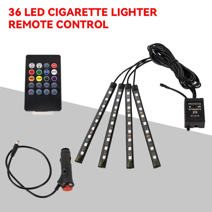 Bande LED RGB d’Ambiance pour Intérieur de Voiture – Éclairage USB avec Télécommande
