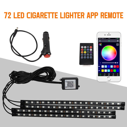 Bande LED RGB d’Ambiance pour Intérieur de Voiture – Éclairage USB avec Télécommande