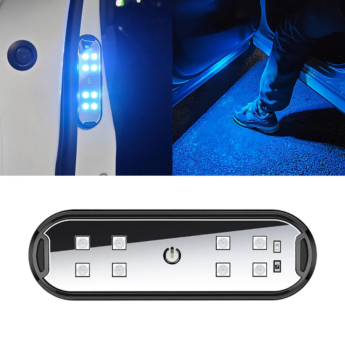 Projecteurs LED RGB Sans Fil pour Portière de Voiture